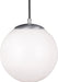 Visual Comfort Studio 6020-04 Leo - Hanging Globe One Light Pendant, Satin Aluminum Alternate Image.jpg