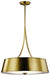 Kichler 43742NBR Maclain Four Light Chandelier, Natural Brass Alternate Image.jpg