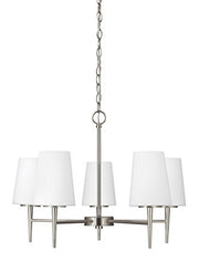 Generation Lighting 3140405EN3-962 Driscoll Five Light Chandelier, Brushed Nickel Alternate Image.jpg
