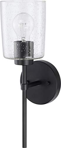 Capital Lighting 628511MB-449 Greyson One Light Wall Sconce, Matte Black Alternate Image.jpg