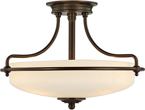 Quoizel GF1717PN Griffin Three Light Semi-Flush Mount, Palladian Bronze Alternate Image 3.jpg