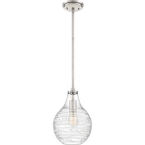 Quoizel QPP4019BN Genie One Light Mini Pendant, Brushed Nickel Alternate Image.jpg