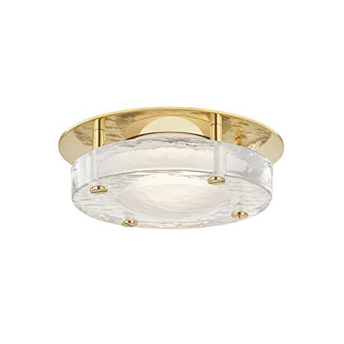 Hudson Valley 9208-AGB Heath LED Flush Mount, Aged Brass Alternate Image.jpg