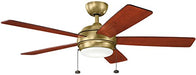 Kichler 330174NBR Starkk 52" Ceiling Fan, Natural Brass Alternate Image.jpg