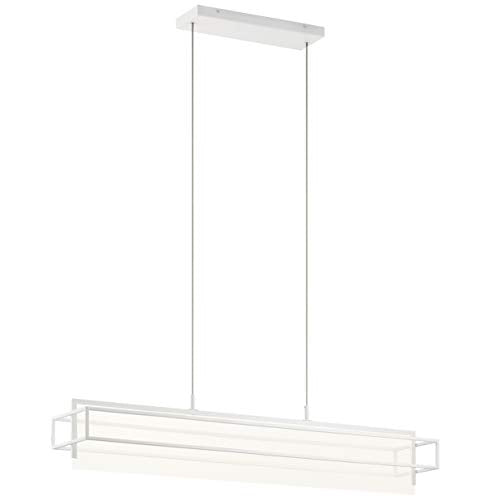 Kichler 84051WH Vega LED Linear Chandelier, White Alternate Image 4.jpg