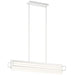 Kichler 84051WH Vega LED Linear Chandelier, White Alternate Image 4.jpg