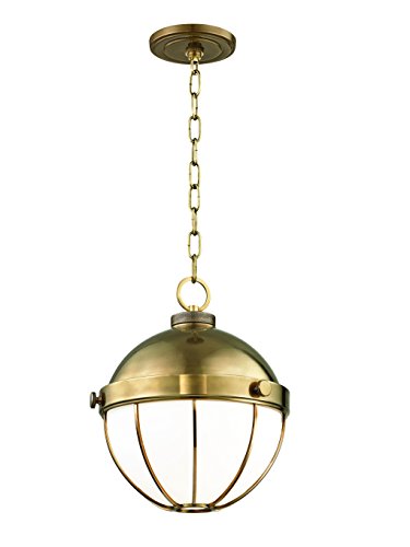 Hudson Valley 2312-AGB Sumner One Light Pendant, Aged Brass Alternate Image.jpg