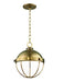 Hudson Valley 2312-AGB Sumner One Light Pendant, Aged Brass Alternate Image.jpg