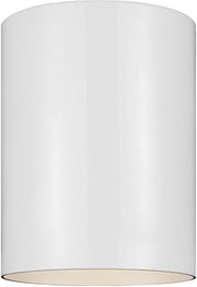 Visual Comfort Studio 7813897S-15 Outdoor Cylinders LED Flush Mount, White Alternate Image.jpg