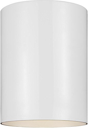 Visual Comfort Studio 7813897S-15 Outdoor Cylinders LED Flush Mount, White Alternate Image.jpg