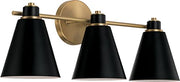 Capital Lighting 150131AB Bradley Three Light Vanity, Aged Brass and Black Alternate Image 4.jpg