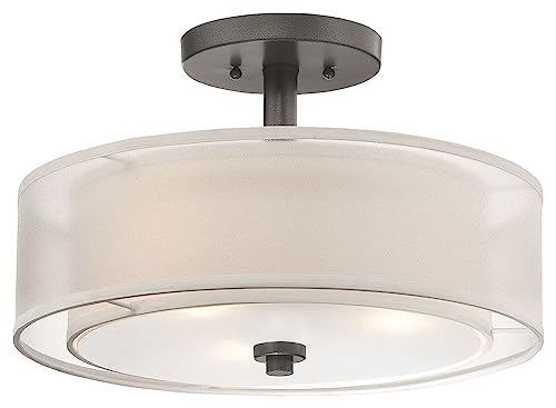 Minka-Lavery 4107-172 Parsons Studio Three Light Semi Flush Mount, Smoked Iron Alternate Image.jpg