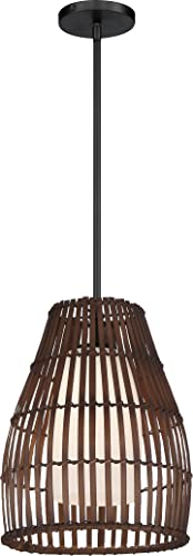 Minka-Lavery 2161-66A Brentwood Shore One Light Pendant, Coal Alternate Image.jpg