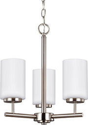 Generation Lighting 31160-962 Oslo Three Light Chandelier, Brushed Nickel Alternate Image.jpg