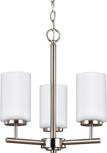 Generation Lighting 31160-962 Oslo Three Light Chandelier, Brushed Nickel Alternate Image.jpg