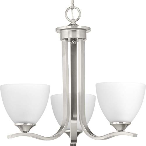 Progress P400062-009 Laird Collection Three-Light Brushed Nickel Etched Glass Traditional Chandelier Light Alternate Image.jpg