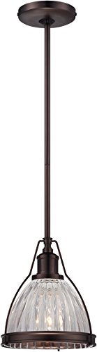 Minka-Lavery 2242-267C One Light Mini Pendant, Dark Brushed Bronze (Plated) Alternate Image.jpg