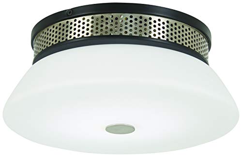 George Kovacs P954-691-L Tauten LED Flush Mount, Coal With Brushed Nickel Alternate Image.jpg