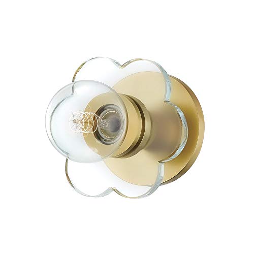 Mitzi H357101-AGB Alexa One Light Wall Sconce, Aged Brass Alternate Image.jpg