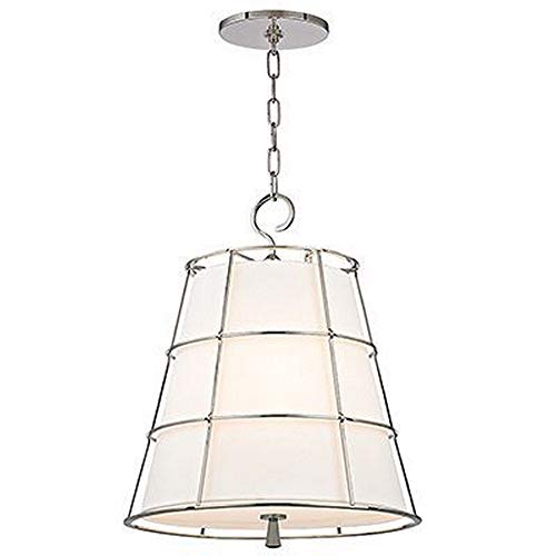 Hudson Valley 9818-PN Savona Three Light Pendant, Polished Nickel Alternate Image.jpg