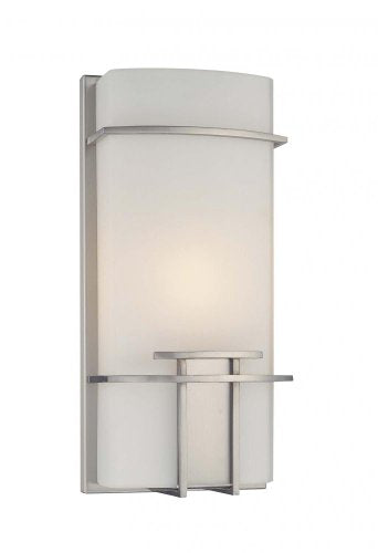 George Kovacs P465-084 George Kovacs One Light Wall Sconce, Brushed Nickel Alternate Image.jpg