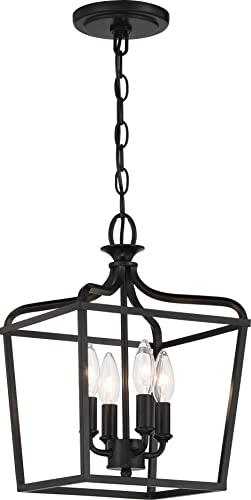 Minka-Lavery 4445-66A Laurel Estate Four Light Foyer/Semi Flush, Coal Alternate Image 2.jpg