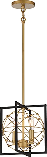 Minka-Lavery 3912-707A Titans Trace Two Light Mini Pendant, Sand Coal W/ Painted Honey Gold Alternate Image.jpg