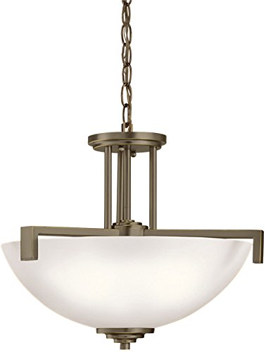 Kichler 3797OZS Eileen Three Light Pendant/Semi Flush Mount, Olde Bronze Alternate Image.jpg