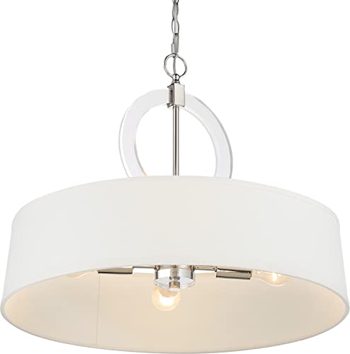 Minka-Lavery 2151-613 Cape Coral Four Light Pendant, Polished Nickel Alternate Image.jpg