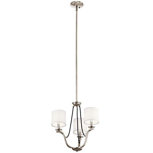 Kichler 43531CLP Thisbe Three Light Mini Chandelier, Classic Pewter Alternate Image.jpg