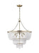 Visual Comfort Studio 3180706-848 Jackie Six Light Chandelier, Satin Brass Alternate Image.jpg