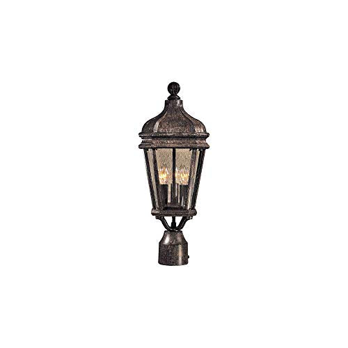 Minka-Lavery 8695-61 Harrison Three Light Post Mount, Vintage Rust Alternate Image 2.jpg