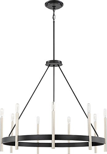 Quoizel ATH5009K Anthem Nine Light Chandelier, Mystic Black Alternate Image 4.jpg