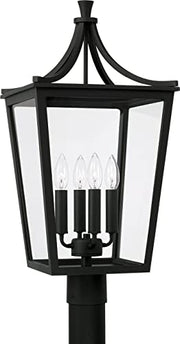 Capital Lighting 947943BK Adair Four Light Outdoor Post Lantern, Black Alternate Image 4.jpg