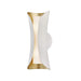 Mitzi H315102-GL/WH Josie Two Light Wall Sconce, Gold Leaf/White Alternate Image.jpg