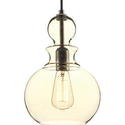 Progress P5334-20 Staunton Collection One-Light Antique Bronze Champagne Glass Global Pendant Light Alternate Image.jpg