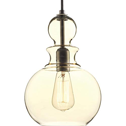 Progress P5334-20 Staunton Collection One-Light Antique Bronze Champagne Glass Global Pendant Light Alternate Image.jpg