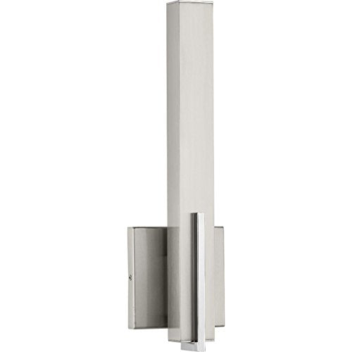 Progress P710051-009-30 Planck LED Collection One-Light LED Wall Sconce, Brushed Nickel Finish Alternate Image.jpg