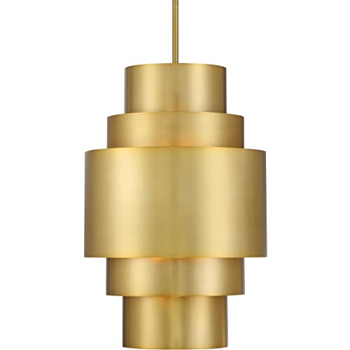 Minka-Lavery 2533-695 Spyglass Terrace Three Light Pendant, Soft Brass Alternate Image.jpg