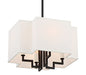 Minka-Lavery 2954-572 Upham Estates Four Light Pendant/Semi Flush Mount, Coal w/Polished Nickel Highlights Alternate Image.jpg