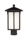 Generation Lighting 8252701-12 Tomek One Light Outdoor Post Lantern, Black Alternate Image.jpg