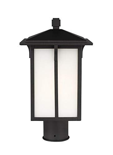 Generation Lighting 8252701EN3-12 Tomek One Light Outdoor Post Lantern, Black Alternate Image.jpg