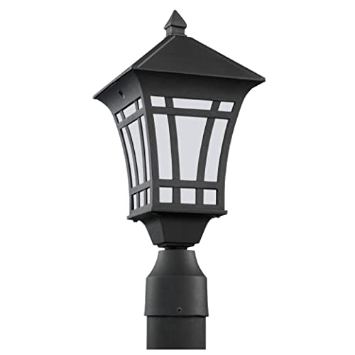 Generation Lighting 89231-12 Herrington One Light Outdoor Post Lantern, Black Alternate Image.jpg