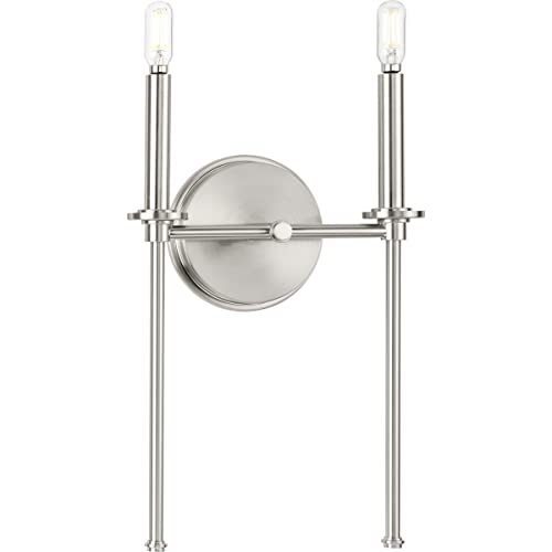 Progress P710107-009 Elara Collection Two-Light New Traditional Brushed Nickel Wall Light Alternate Image.jpg
