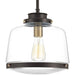 Progress P500061-020 Judson Collection One-Light Antique Bronze Clear Glass Farmhouse Pendant Light Alternate Image.jpg