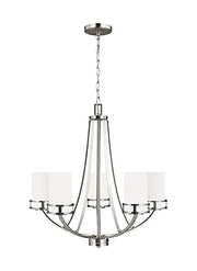 Generation Lighting 3121605EN3-962 Robie Five Light Chandelier, Brushed Nickel Alternate Image.jpg