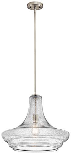 Kichler 42329NICS Everly One Light Pendant, Brushed Nickel Alternate Image.jpg