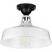 Progress P550070-030 Cedar Springs Collection White One-Light Semi-Flush Mount Alternate Image.jpg