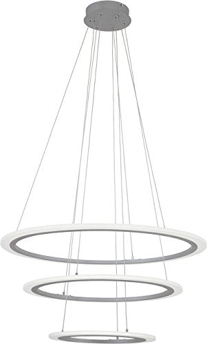 George Kovacs P8143-609-L Discovery LED Pendant, Silver Alternate Image.jpg