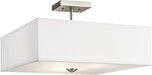 Kichler 43693NI Shailene Three Light Semi Flush Mount, Brushed Nickel Alternate Image.jpg